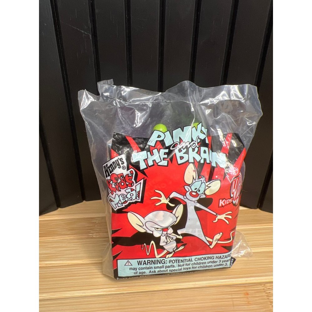 Vintages Pinky and The Brain New Unopened 1997 Brain-O-Vision Wendy's Kids Toy